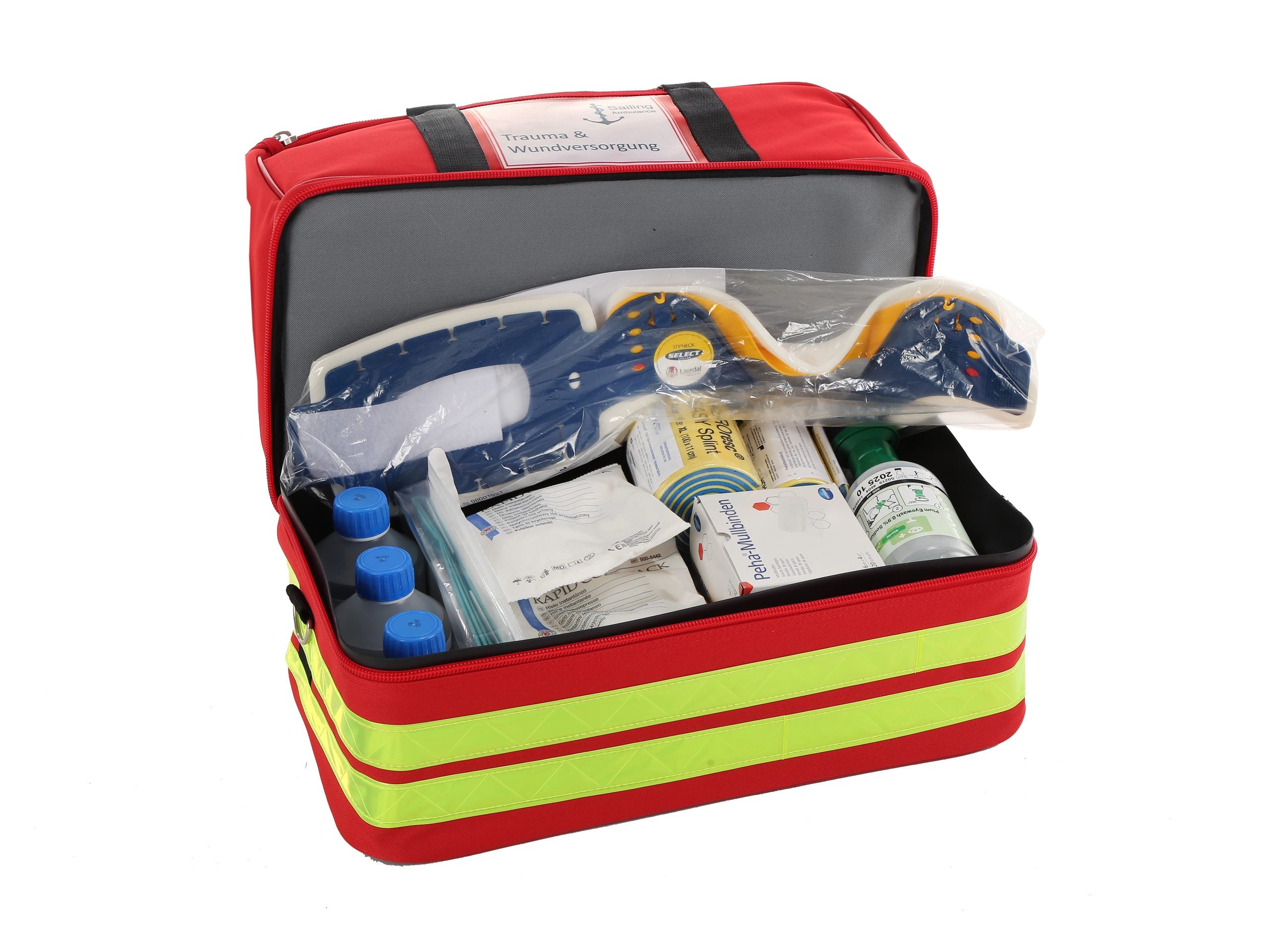 SailingAmbulance Tasche: Trauma & Wundversorgung (Beispiel-induviduelle Zusammenstellung)